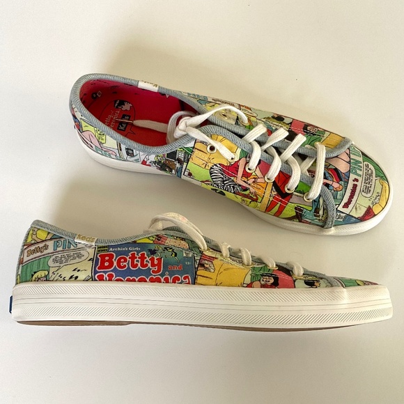 Keds Shoes - Keds × Betty & Veronica Archie Comics Strip Sneaker Size 9